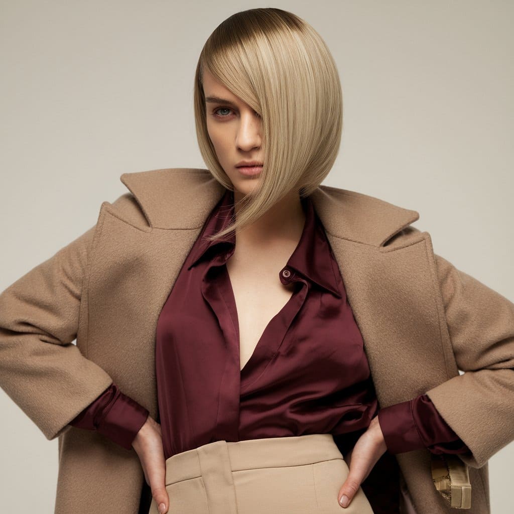 Asymmetrical Bob with a Refined Edge