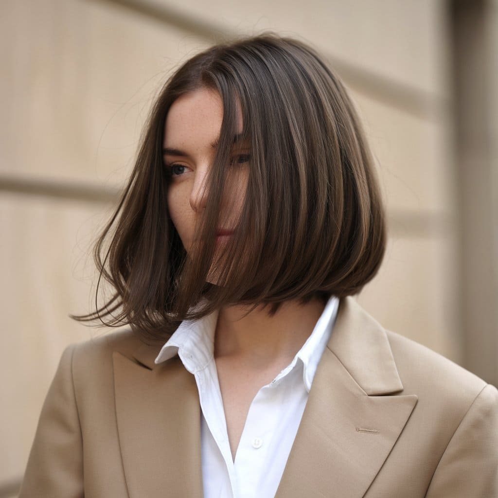 French Inspired Long Bob