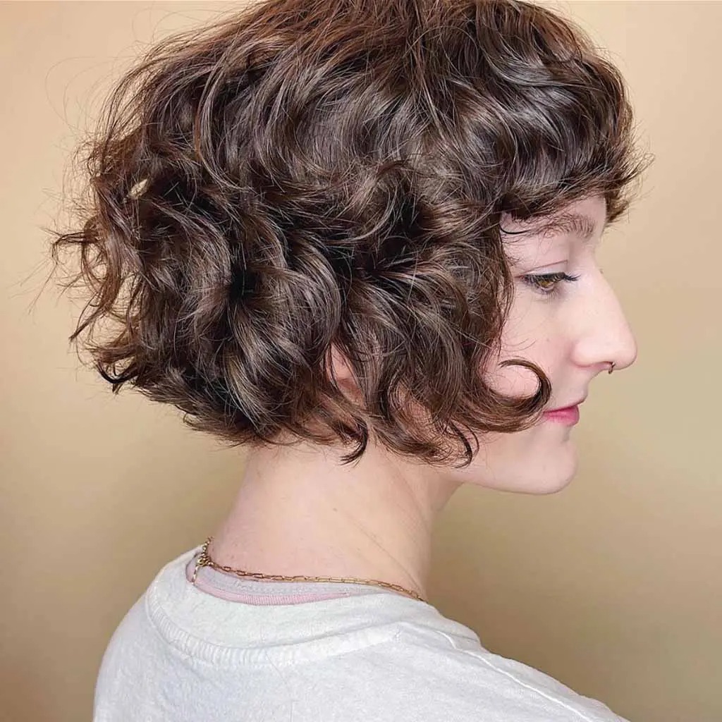 Adorable Curly Bob