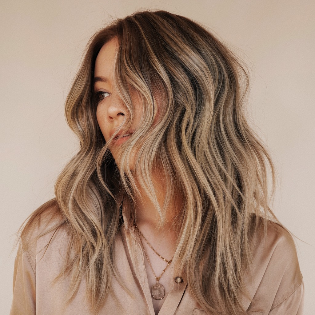 Boho Beach Waves Wolf Cut