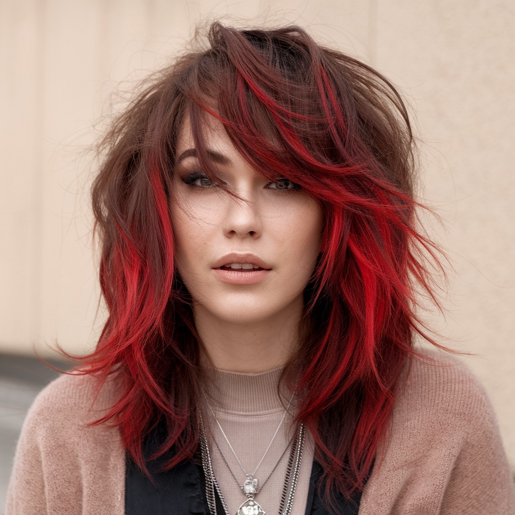 Bold Red Highlights