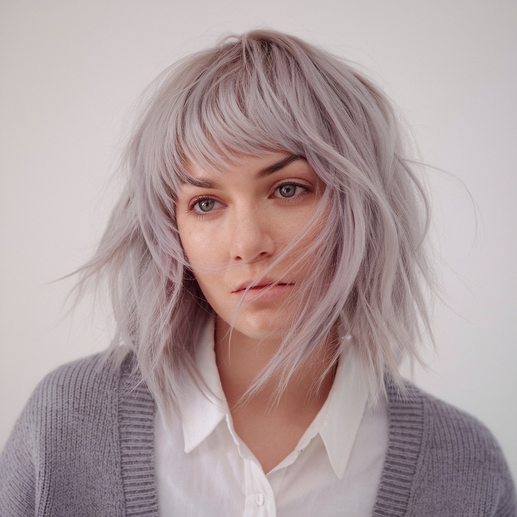 Light Lavender Bangs