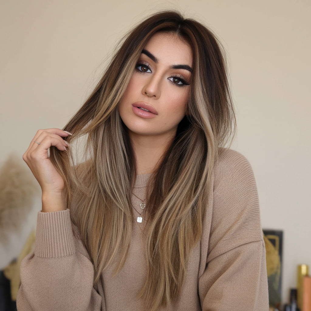 Long Layers with Balayage