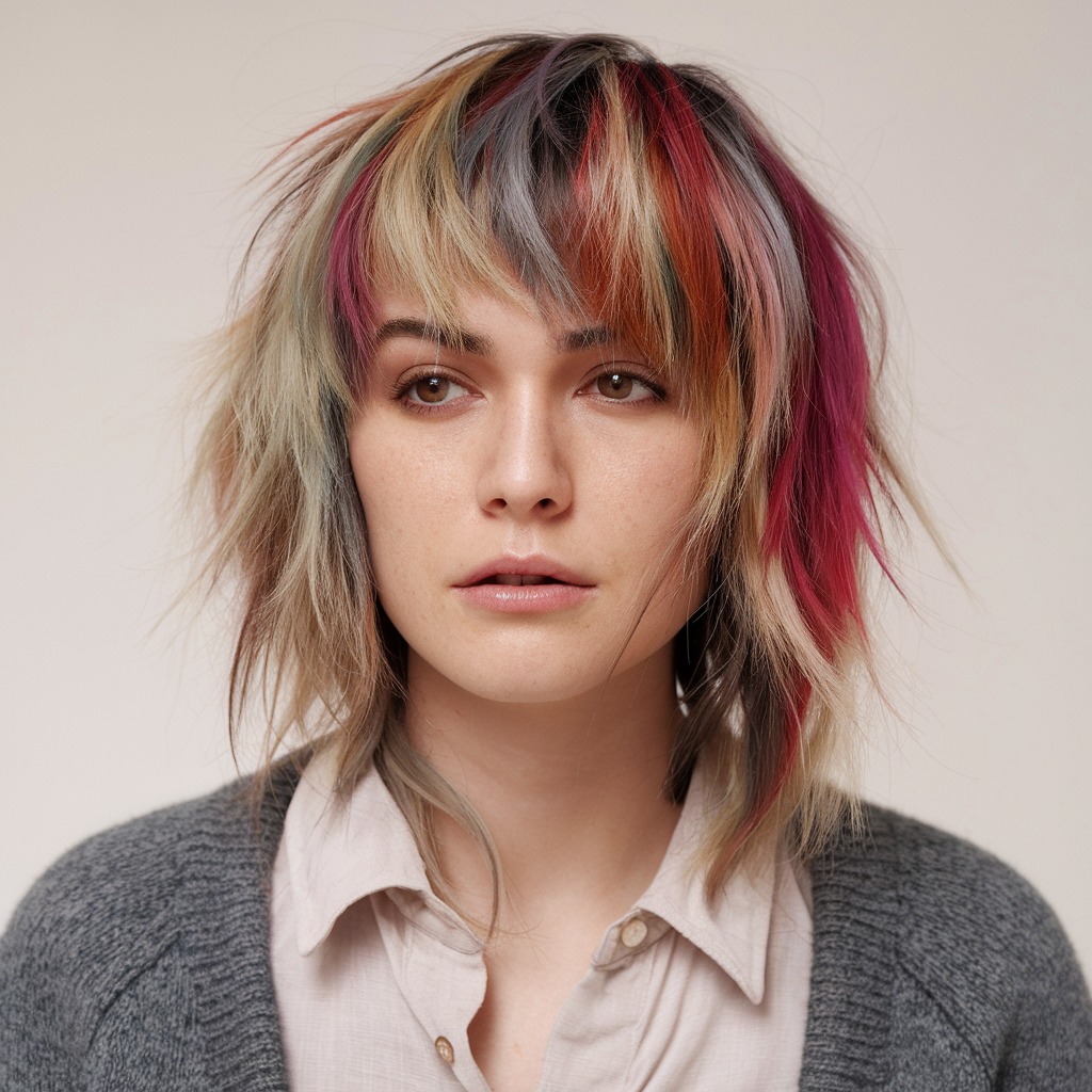 Multi-Colored Bangs