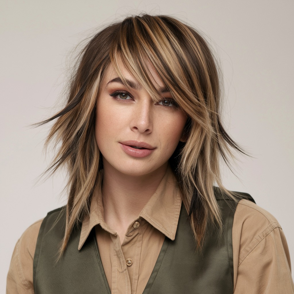 Side-Swept Bangs Variation