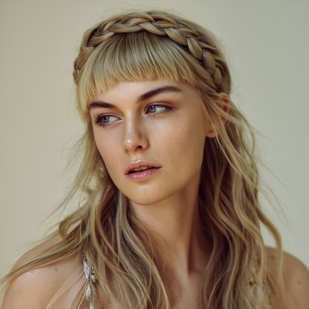 With a Braided Crown