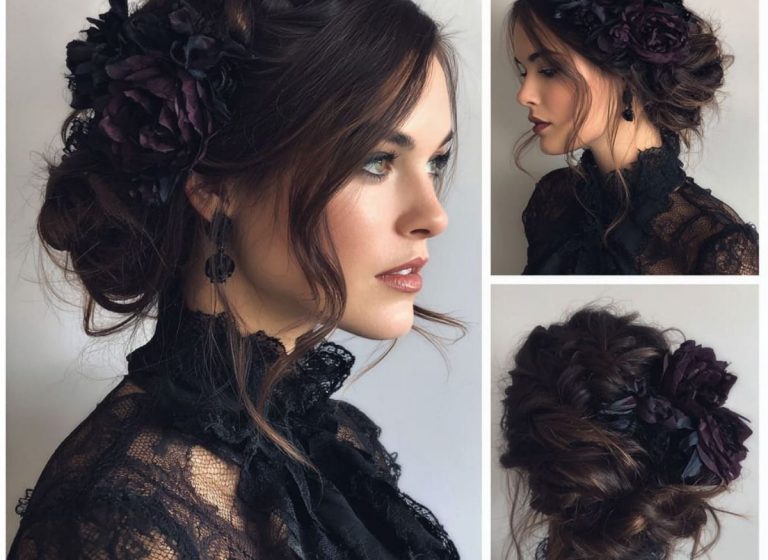 16 Gorgeous Halloween Black Hair Ideas That Are Spooky and Stylish