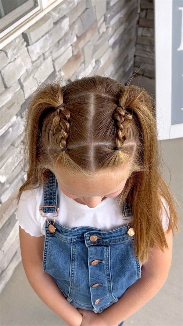 Mini Braided Pigtails