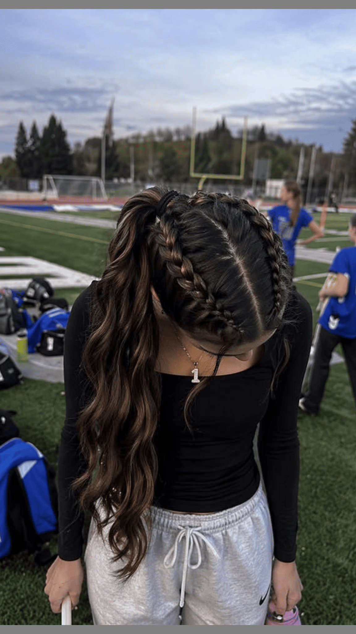 Dutch Braided High Pigtails