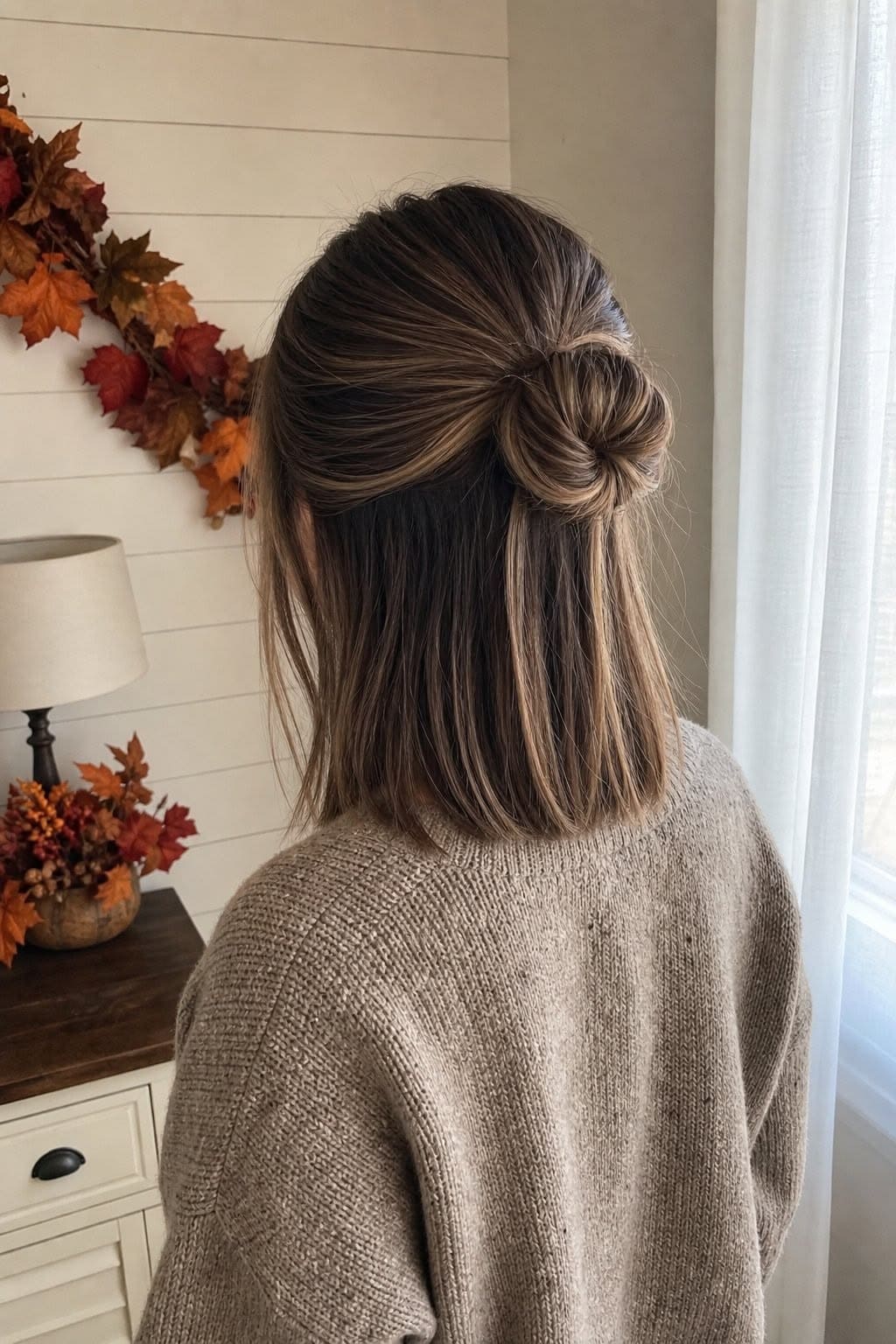 Half-Up Bun Lob